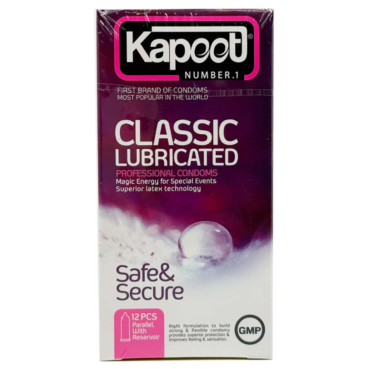 کاندوم کاپوت مدل Classic Lubricated